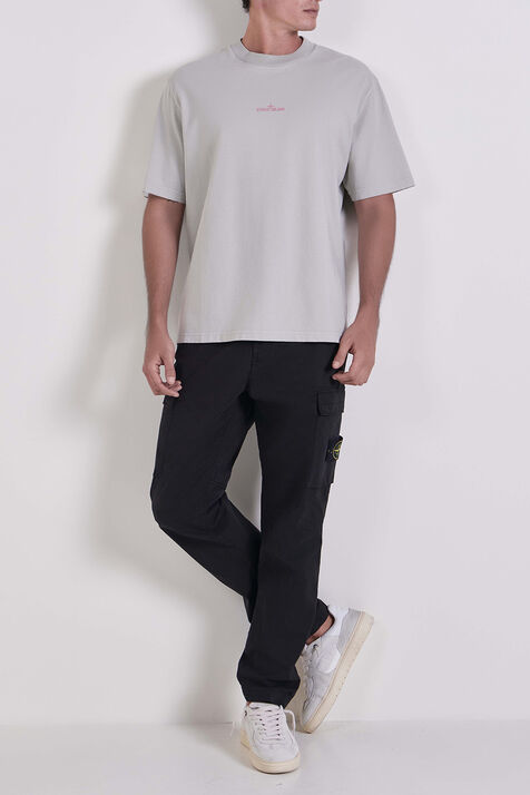 חולצת טי בגזרה משוחררת STONE ISLAND